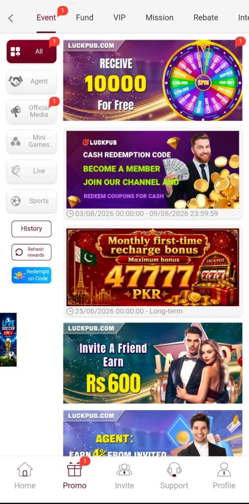 Luckpub Game promotion image